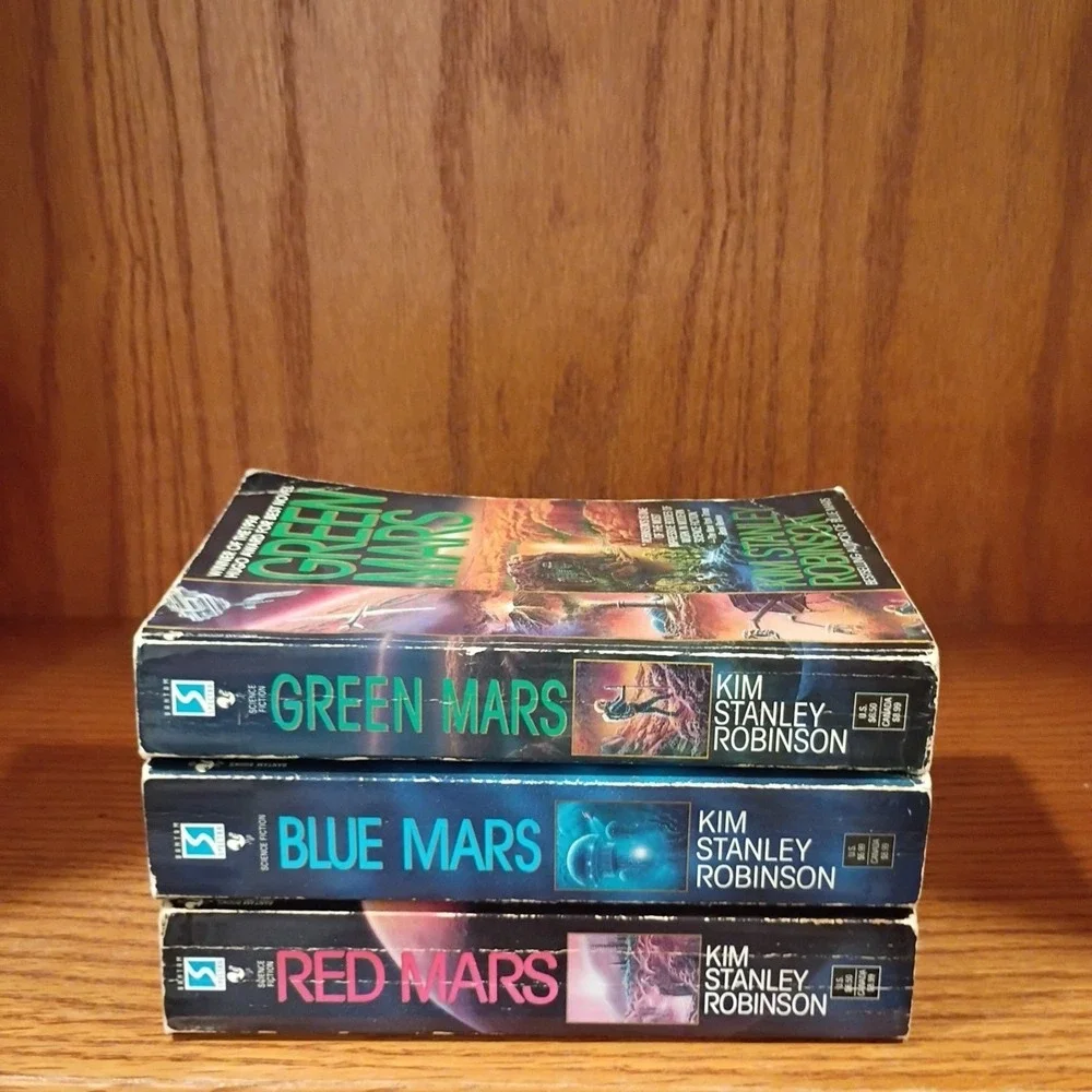 Mars Trilogy Set Red Green Blue Mars Kim Stanley Robinson Sci-Fi Bantam Spectra